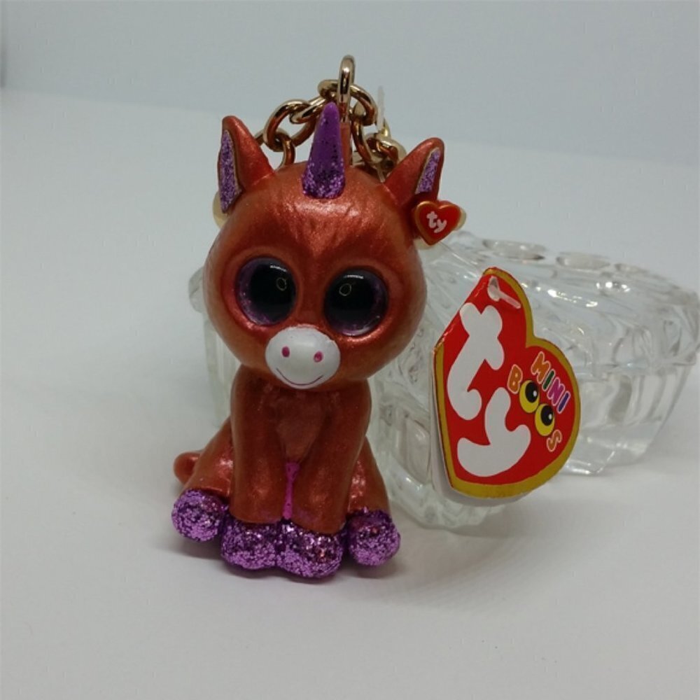 Ty Beanie Boos - Mini Boo Collectible Clips SUNSET the Unicorn Kawaii